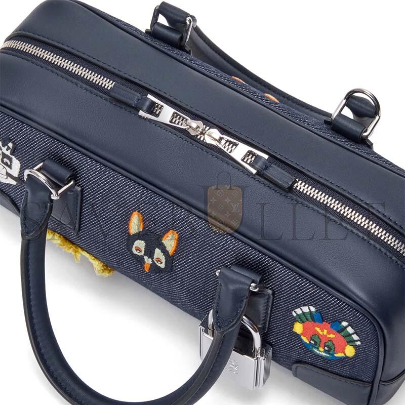 l0ew* cats amazona 23 cropped bag in embroidered De*1m a039n23x15-5100 (23*11*10cm)